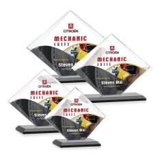 Griffith Full Color Black Crystal Award - Full Color Awards