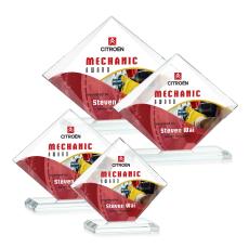 Griffith Full Color Clear Crystal Award - Full Color Awards