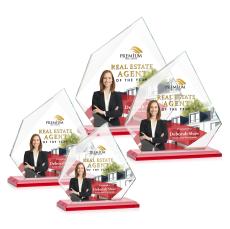 Lexus Full Color Red Peak Crystal Award - Corporate Awards