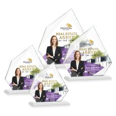 Lexus Full Color White Peak Crystal Award - Corporate Awards