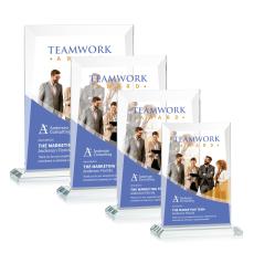 Sullivan Full Color Clear Rectangle Crystal Award - Full Color Awards