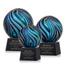 Malton Black on Robson Base Spheres Glass Award