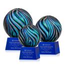 Malton Blue on Robson Base Spheres Glass Award