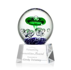 Aquarius Clear on Robson Base Spheres Glass Award - Corporate Awards