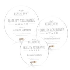 Polaris Gold Circle Acrylic Award - Corporate Awards