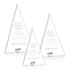 Polaris Tower Silver Obelisk Acrylic Award - Corporate Awards
