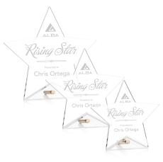 Polaris Gold Star Acrylic Award - Corporate Awards