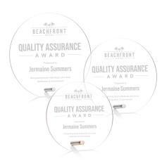 Polaris Silver Circle Acrylic Award - Corporate Awards