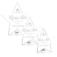 Polaris Silver Star Acrylic Award - Acrylic Awards