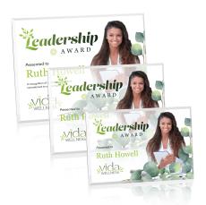 Polaris (H) Full Color Silver Rectangle Acrylic Award - Full Color Awards