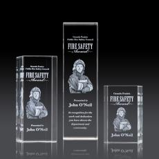Dakota 3D Rectangle Crystal Award - Corporate Awards