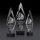 Manilow Black on Paragon Base (3D) Crystal Award