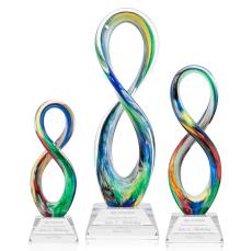 Duarte Clear on Sheffield Base Abstract / Misc Glass Award - Glass Awards