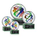 Galileo Green on Hancock Base Spheres Glass Award