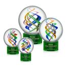 Galileo Green on Marvel Base Spheres Glass Award
