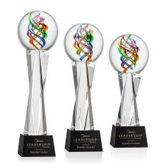 Galileo Black on Grafton Base Spheres Glass Award - Corporate Awards