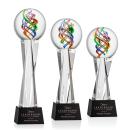 Galileo Black on Grafton Base Spheres Glass Award