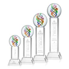 Galileo Clear on Stowe Base Spheres Glass Award - Corporate Awards