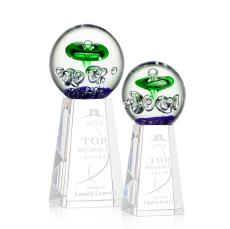 Aquarius Spheres on Novita Base Glass Award - Corporate Awards