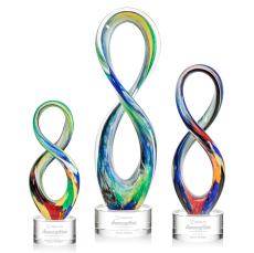 Duarte Clear on Marvel Base Abstract / Misc Glass Award - Glass Awards