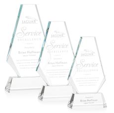 Kingsley Clear on Newhaven Base Crystal Award - Corporate Awards