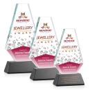 Kingsley Full Color Black on Newhaven Base Crystal Award