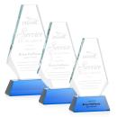 Kingsley Blue on Newhaven Base Crystal Award