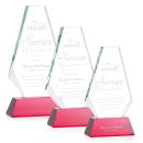 Kingsley Red on Newhaven Base Crystal Award