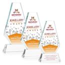 Kingsley Full Color Clear on Newhaven Base Crystal Award