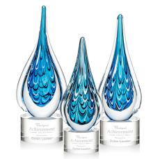 Worchester Clear on Marvel  Base Glass Award - Glass Awards