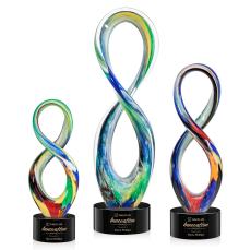 Duarte Abstract / Misc on Marvel Base -Black Glass Award - Corporate Awards