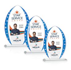 Mystique Arrowhead Full Color Star Crystal Award - Crystal Awards