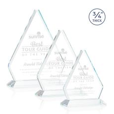 Fyreside Clear Crystal Award - Crystal Awards