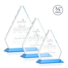 Fyreside Sky Blue Crystal Award - Corporate Awards