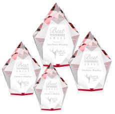 Devron Red Crystal Award - Glass Awards