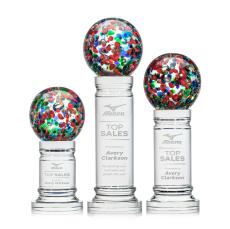Fantasia Spheres on Colverstone Base Glass Award - Modern Awards