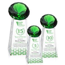 Novita Full Color Emerald Crystal Award - Full Color Awards