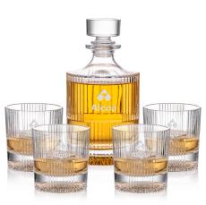 Blackwell Decanter Set - Etched Barware