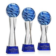 Naples Spheres on Grafton Base Glass Award - Modern Awards