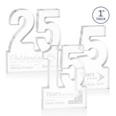 Astoria Number Acrylic Award - Corporate Awards