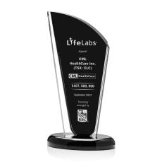 Bridgewood Black Sail Acrylic Award - Acrylic Awards