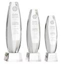 Hoover Clear on Robson Base Obelisk Crystal Award