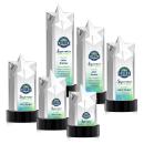 Berkeley Full Color Black on Stanrich Base Star Crystal Award