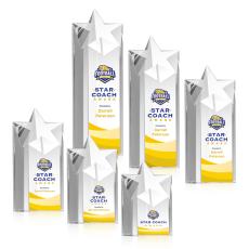 Berkely Full Color Star Crystal Award - Full Color Awards