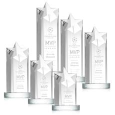 Berkeley Star on Condor Base - Clear - Crystal Awards