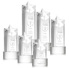 Berkeley Star on Marvel Base - Clear - Crystal Awards