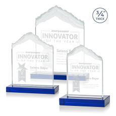 Everest Blue Peak Crystal Award - Crystal Awards
