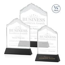 Everest Black on Newhaven Peak Crystal Award - Crystal Awards