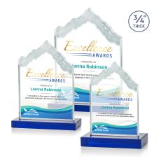 McKinley Full Color Blue Peak Crystal Award - Corporate Awards