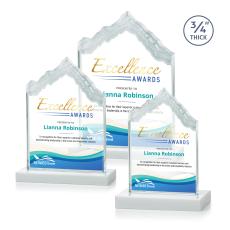McKinley Full Color White Peak Crystal Award - Corporate Awards
